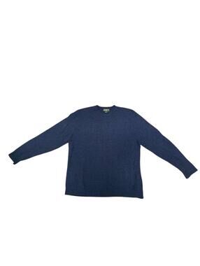 Vintage Eddie Bauer Lambswool Crewneck Sweater XL Navy